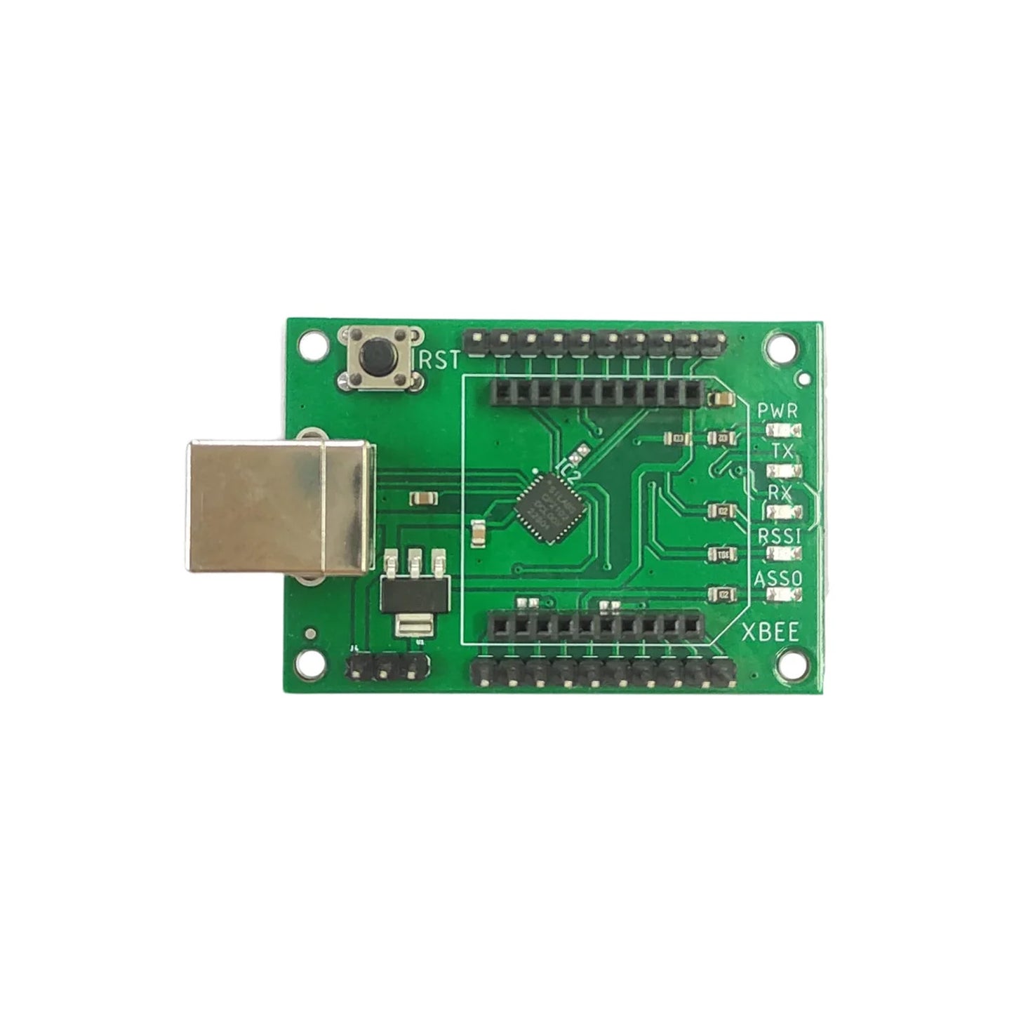 XBee USB Adapter CP2102 XBee Adapter USB-Powered XBee Module Connector XBee Serial Interface Adapter Reliable XBee Communication via USB IoT Project XBee Adapter Wireless Sensor Network XBee Interface Home Automation XBee USB Module - RS3182