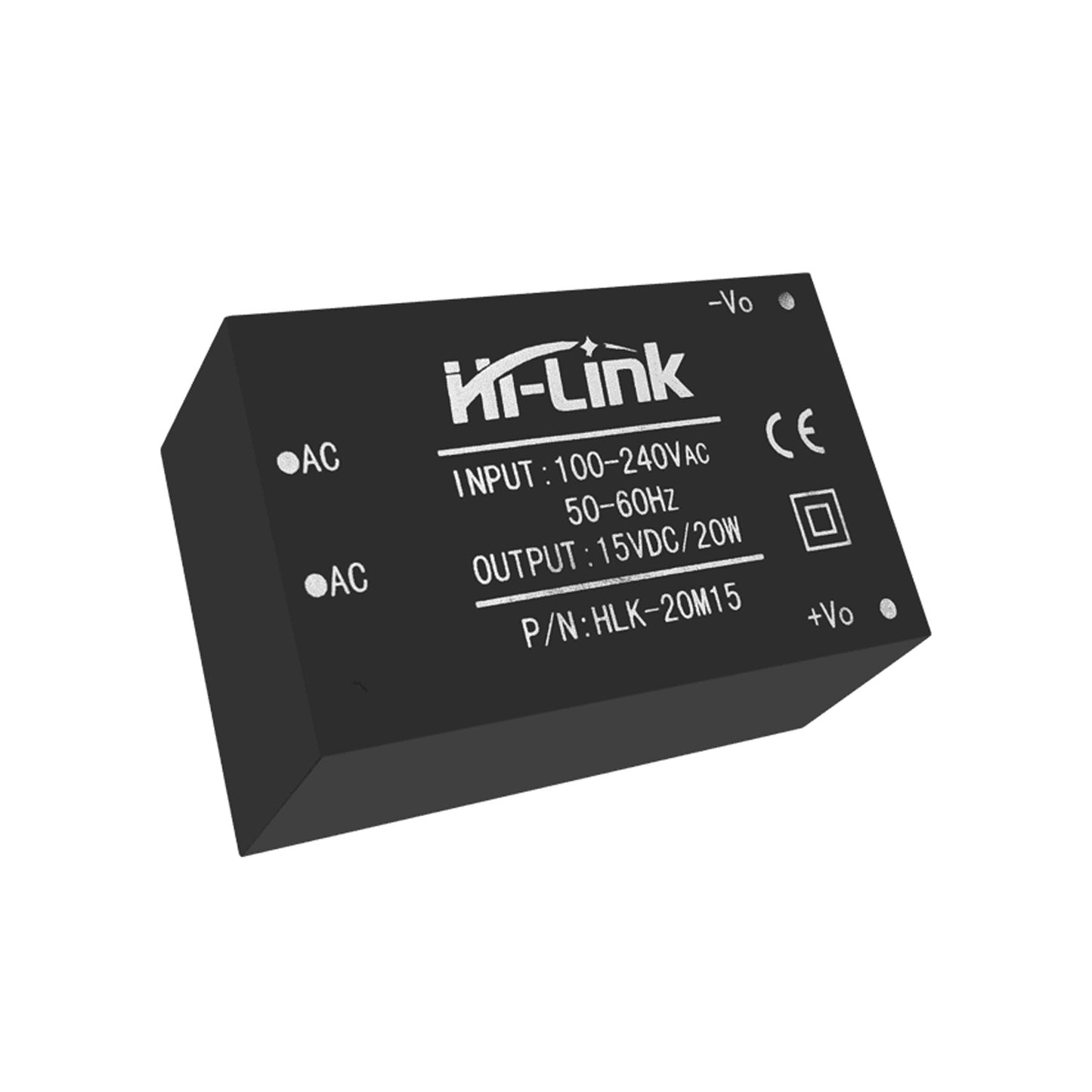 Hi Link HLK-20M15 Power Supply Module 15V 20W AC To DC Power Supply With High Efficiency Affordable Power Supply Module Home Automation Power Supply - RS5748