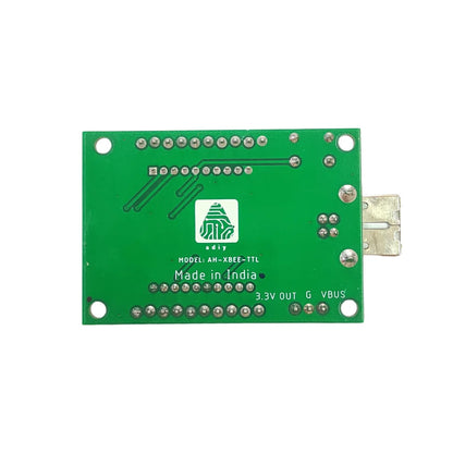 XBee USB Adapter CP2102 XBee Adapter USB-Powered XBee Module Connector XBee Serial Interface Adapter Reliable XBee Communication via USB IoT Project XBee Adapter Wireless Sensor Network XBee Interface Home Automation XBee USB Module - RS3182