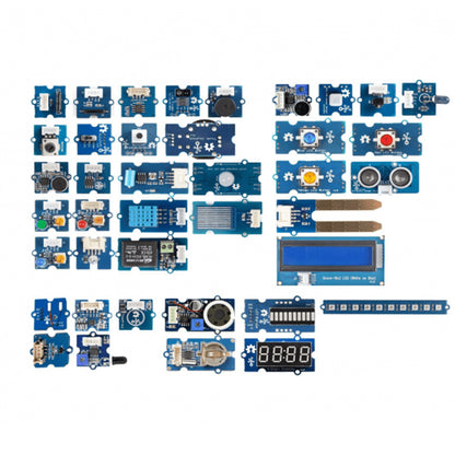 SeeedStudio 40-in-1 Sensor Starter Kit SeeedStudio Creator Kit Grove Gamma Kit DIY Electronics Kit With 40 Sensors All-in-One Sensor Kit For Makers and Educators Learn IoT and Programming With Grove Gamma - RS3113