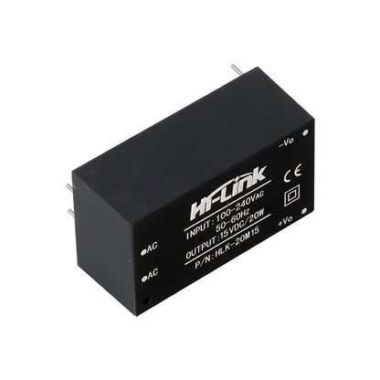 Hi Link HLK-20M15 Power Supply Module 15V 20W AC To DC Power Supply With High Efficiency Affordable Power Supply Module Home Automation Power Supply - RS5748