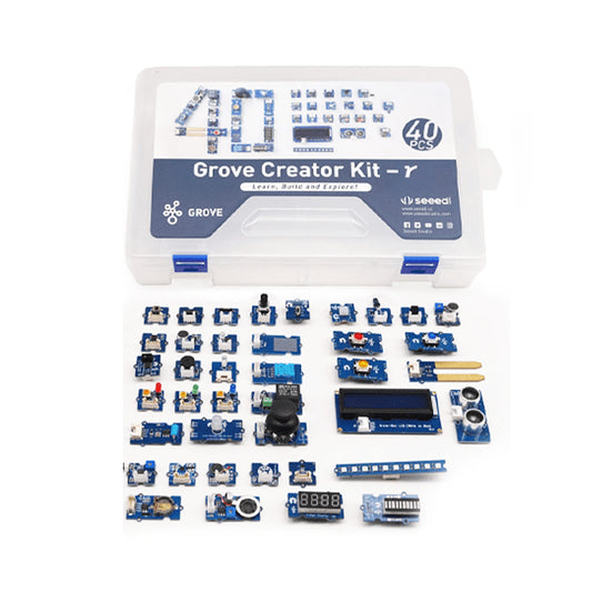 SeeedStudio 40-in-1 Sensor Starter Kit SeeedStudio Creator Kit Grove Gamma Kit DIY Electronics Kit With 40 Sensors All-in-One Sensor Kit For Makers and Educators Learn IoT and Programming With Grove Gamma - RS3113SeeedStudio 40-in-1 Sensor Starter Kit SeeedStudio Creator Kit Grove Gamma Kit DIY Electronics Kit With 40 Sensors All-in-One Sensor Kit For Makers and Educators Learn IoT and Programming With Grove Gamma - RS3113-picture-20