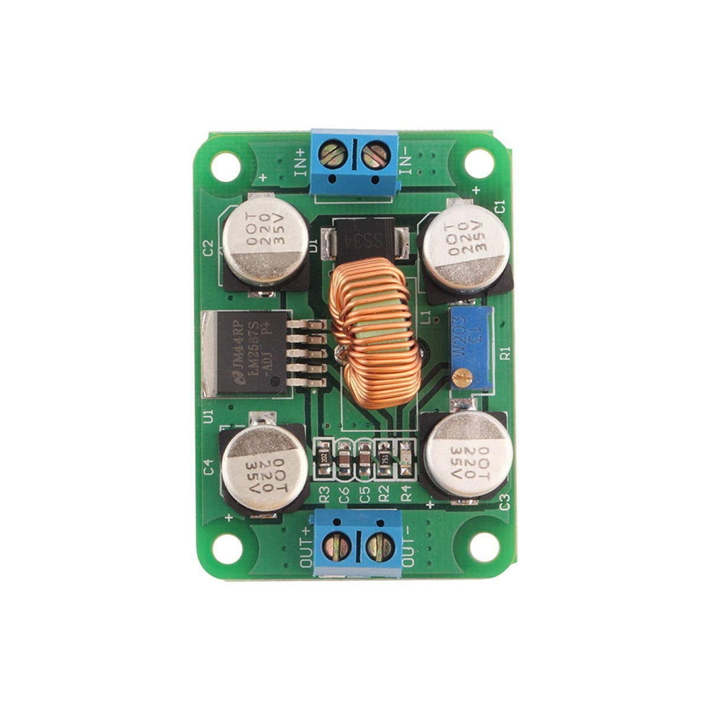 LM2587 DC-DC Boost Converter 3.5-30V to 4.0-30V Boost Converter Step-Up Converter Wide Input Voltage Range Adjustable Output Voltage High-Efficiency Power Supply - NA075