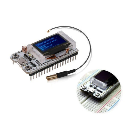 LoRa ESP32 OLED Display Board Bluetooth WIFI Board IoT Development Board Arduino Compatible Board Affordable ESP32 IoT Development Board with OLED Display, Wireless Connectivity, and Arduino IDE- RS3539