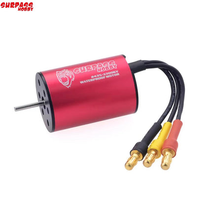 SURPASSHOBBY Waterproof Combo 2435 3300KV Motor, 25A ESC, 17G Servo For 1:16-18 RC Cars High-Performance RC Car Combo