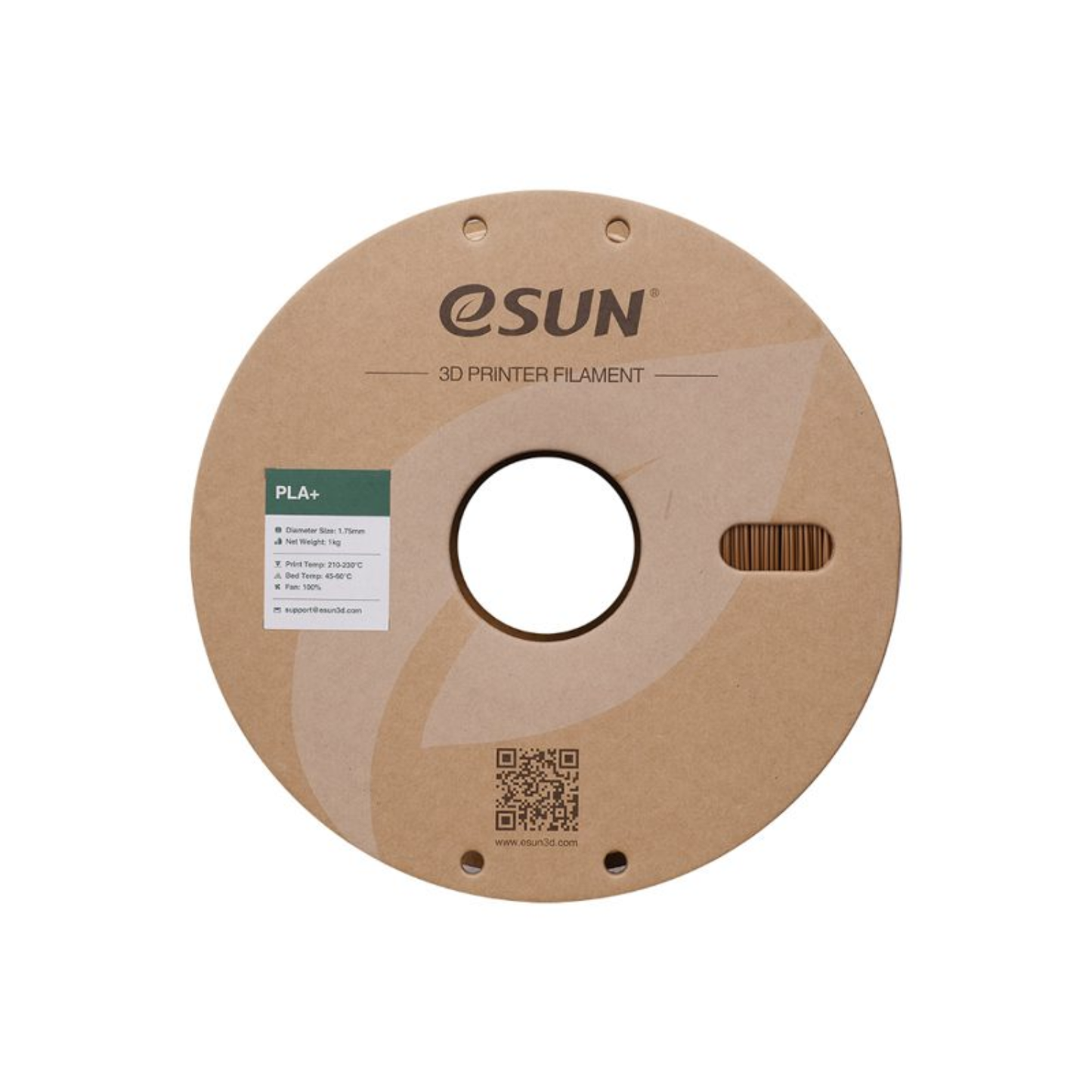 PLA+ filament with low shrinkage