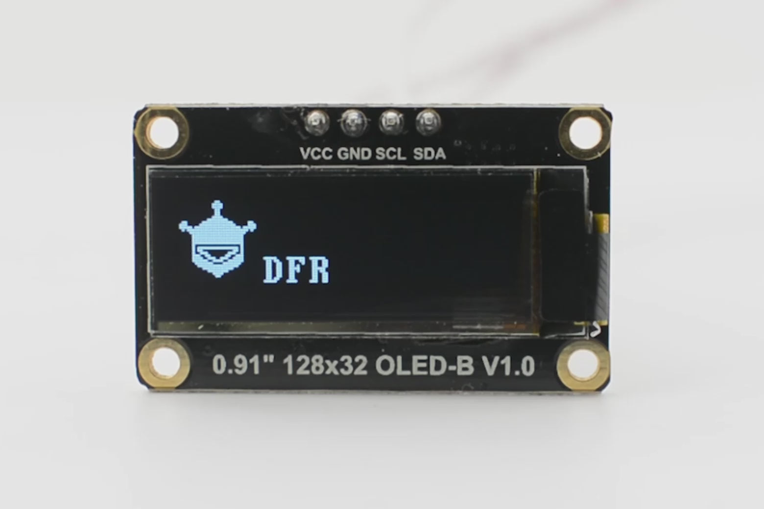 DFRobot Fermion: Monochrome 0.91” 128×32 I2C OLED Display (Breakout)