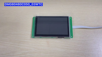 DWIN DMG80480C050_03WTC T5L HMI LCD 5" Capacitive Touch IPS Display With Serial UART Communication For Embedded Systems