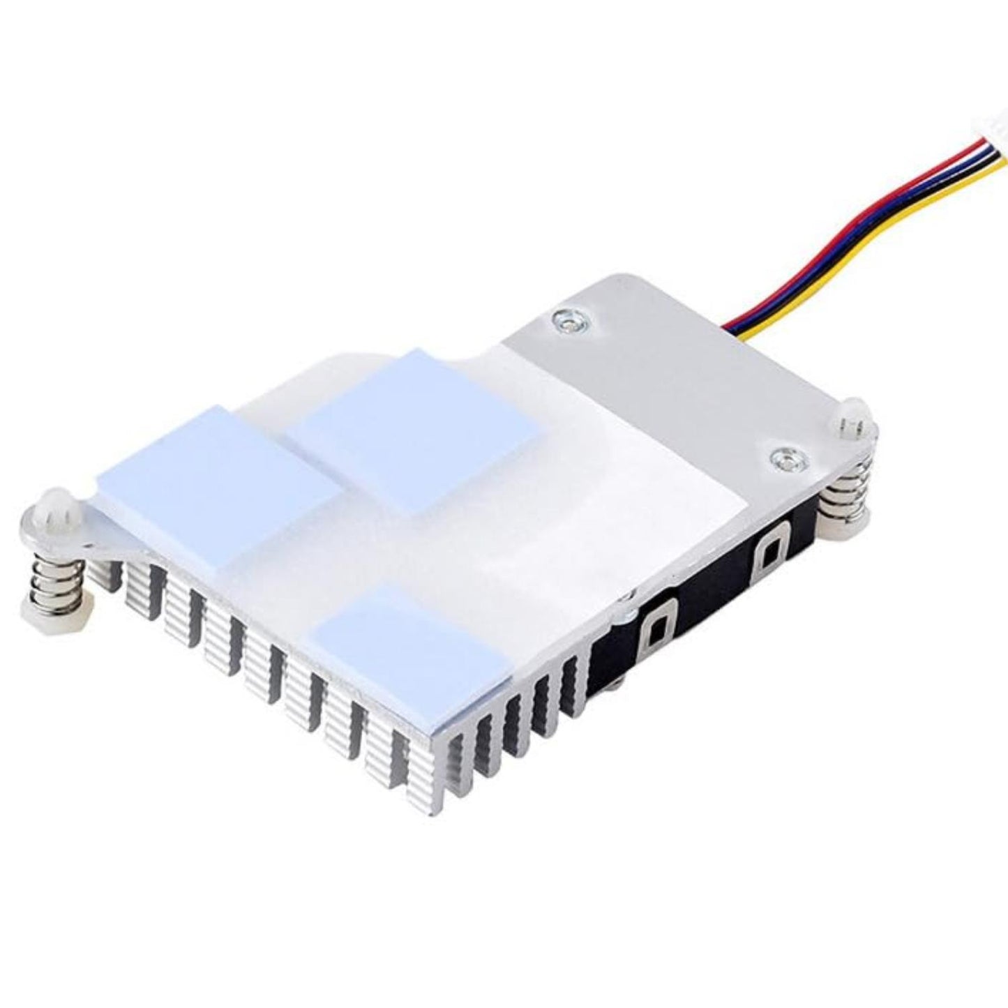 Raspberry Pi 5 Active Cooler RPi 5 Cooling Kit with Blower Fan & Heatsink Temperature Controlled Cooling Fan for Raspberry Pi 5 For Aluminium Heatsink Cooling Fan Compatible with Raspberry Pi 5 4GB, and 8GB - Silver - RS5760