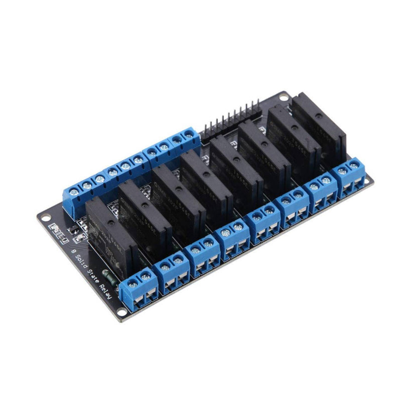 Ssr 8 Channel Module 8 Channel Relay Module 5V Solid State Relay Module Board – REES52