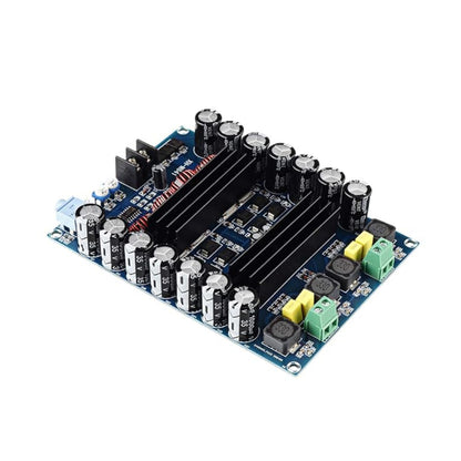 XH-M641 TPA3116D2 Digital Amplifier Board 2-Channel Audio Amplifier Kit 150W x 2 High Power Digital Audio Amplifier Board With 12V/24V Dual Voltage Operation For Car Audio Systems With Boost Board G2-010 - RS2551