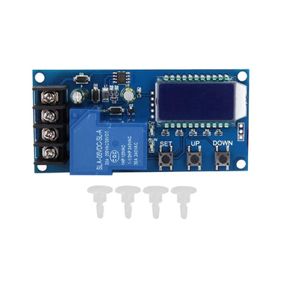 XY-L30A Battery Charge Control Module DC 6-60V Battery Charger 30A Lithium Battery Charger Battery Charging Control Module with LCD Display Charging Protection Board for Storage Batteries Timer-Based Battery Charger - RS2651