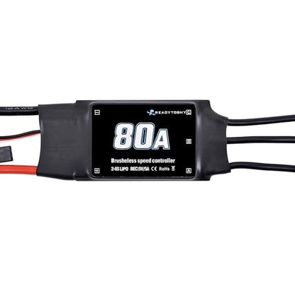 Readytosky 80A 2-6S Brushless ESC 2-6S Brushless Electronic Speed Controller (ESC) High Power 80A ESC For FPV Racing Drones and Quadcopters - RS2925