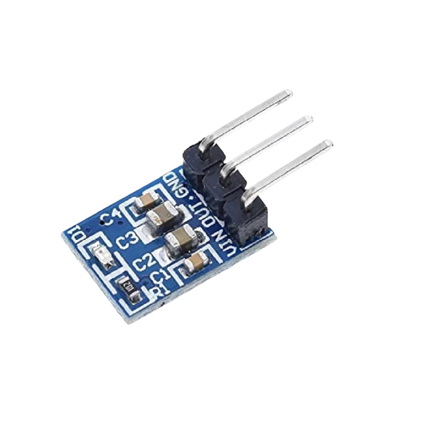 AMS1117-3.3 LDO Power Supply Module 5V To 3.3V Step-Down Power Supply Module LDO 800mA DC-DC Buck Converter Module Power Up Your Designs With This Compact And Powerful Buck Converter - RS3765