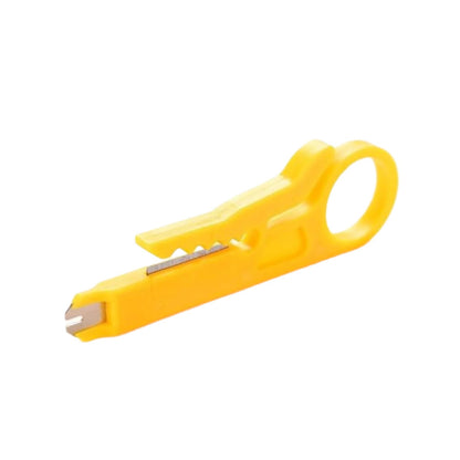 Flat Nose Wire Stripper Cutter Wire Crimping Tool 3-in-1 Wire Tool Professional Grade Wire Stripper With Flat Nose Cable Cutter and Practical Punch Down Tool - RS3847