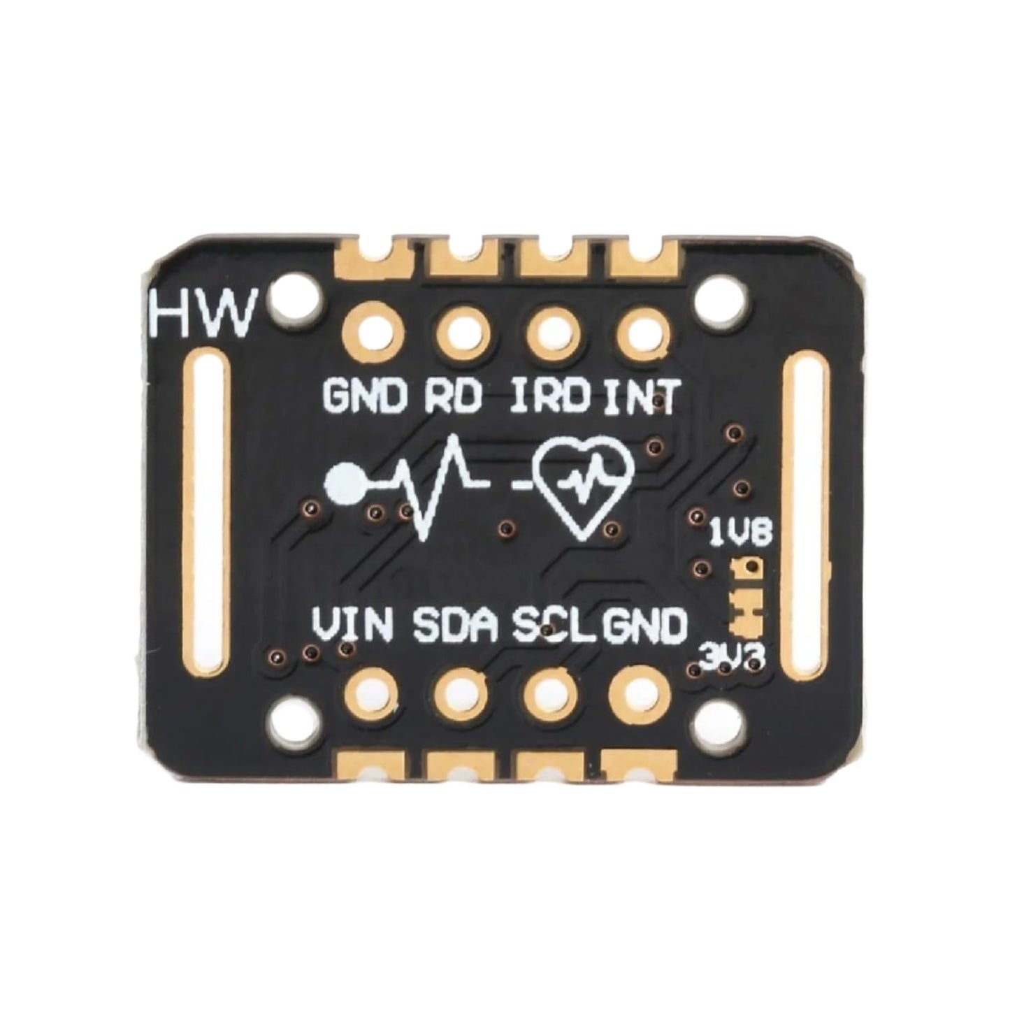 MAX30102 Heart Rate Sensor Pulse Oximeter Module Heart Rate Monitor Module for DIY Projects Wearable Electronics Heart Rate Sensor Medical Device Pulse Oximeter Module - RS3855