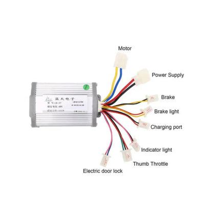 MY6812 250W Motor Controller E-Bike Speed Controller Brush Controller 12V Brush Motor Controller Brushless DC Motor Controller With Regenerative