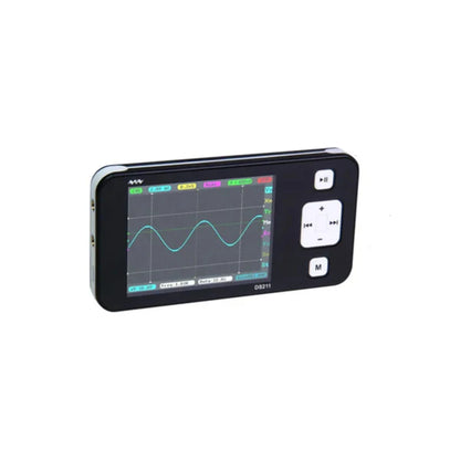 DS211 Mini Pocket Oscilloscope Mini Pocket Portable Oscilloscope 1MSa/s 200kHz Display Screen Spectrum Analyzer Handheld Oscilloscope For Voltage Frequency And Period Measurements - RS3985