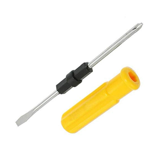 2-in-1 Flat & Philips Head Screwdriver DIY Workbench Tool Multi-Purpose Flat & Philips Head Screwdriver For Workbench Construction and DIY Projects -RS4532