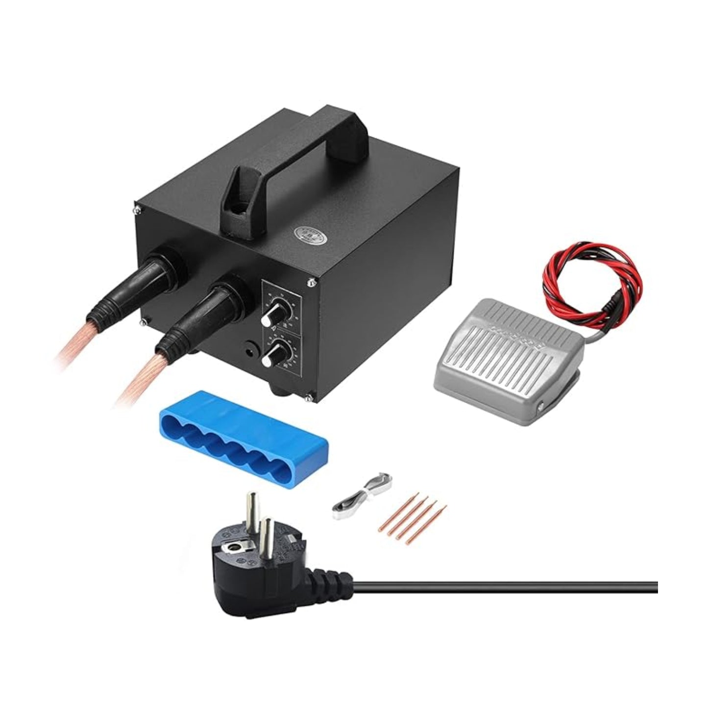 CX4500 Microcomputer Spot Welding Machine High Power Spot Welder With 0.25mm Current Adjustment Microcomputer Controlled Spot Welder With Adjustable Pulse Duration (20ms-1s) and Wide Current Range (40-1600A) - RS5138