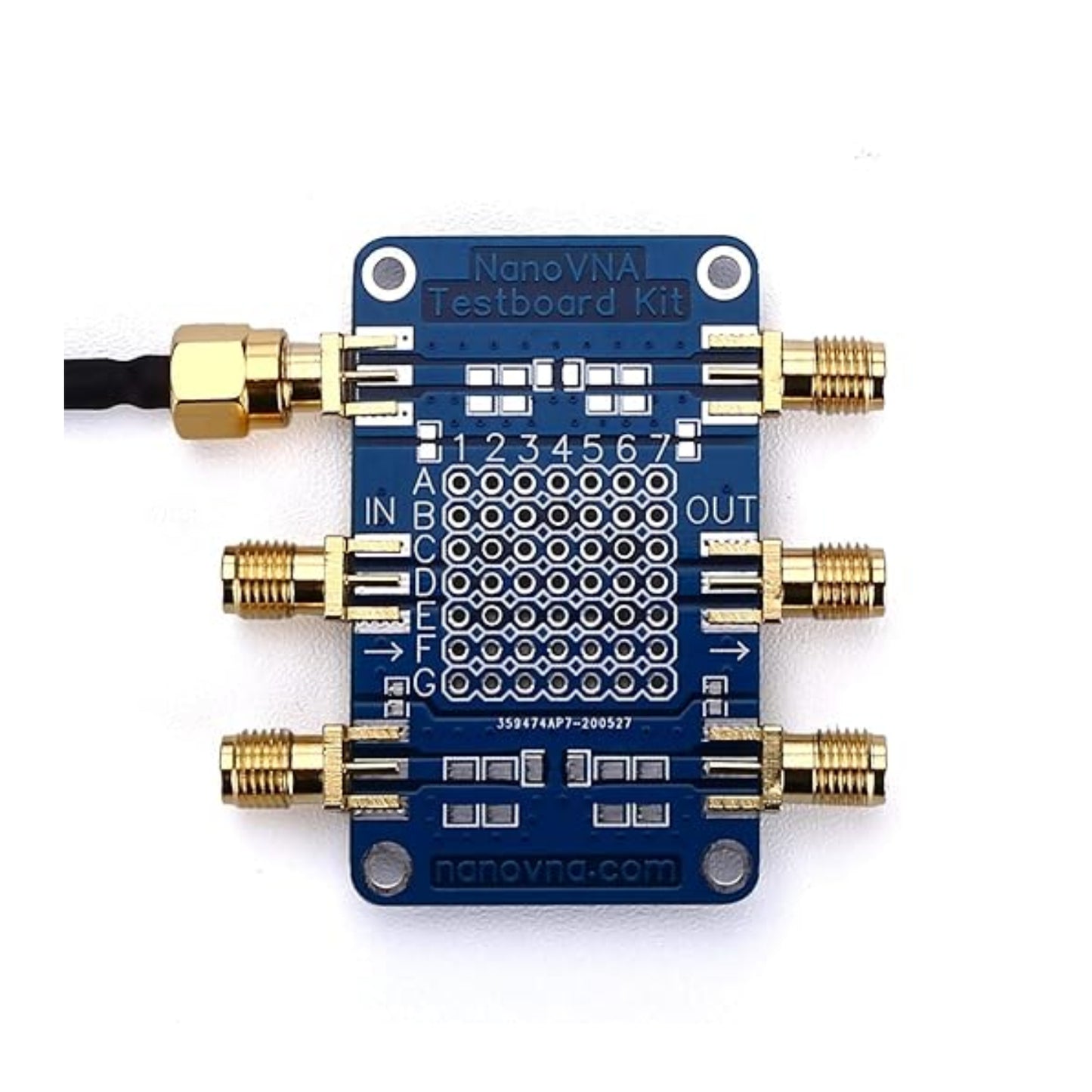 Nanovna Testboard Kit Vector Network Analyzer Testboard Demo Board For RF Measurement Impedance Matching and Antenna Analysis - RS5156