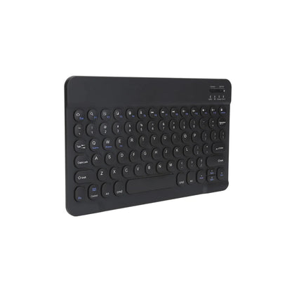 Bluetooth Wireless Keyboard Round Cap Quiet Keys Ultra-Thin Wireless Keyboard With No Backlight For Travel and Business Trips Ultra-Thin Keyboard For Tablets Smartphones and Desktop Computers - Black - No Backlight - RS6222