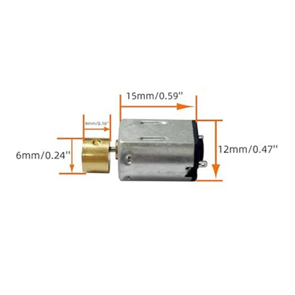 N20 3V Vibration Motor Compact DC Vibration Motor With Counter Weight Vibration Motor For Electronics High-Performance Vibration Motor Powerful Small Vibration Motor For Wearable Devices - RS6462