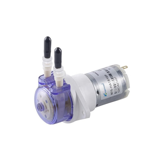 Kamoer 12V 0.4A HBS06 Peristaltic Pump KFS Oneslowdown Gear Pump Peristaltic Pump High-Performance 12V 0.4A Peristaltic Pump HBS06 Peristaltic Pump With Low Flow Tubing Based Pump For Accurate and Gentle Fluid Handling - RS6533