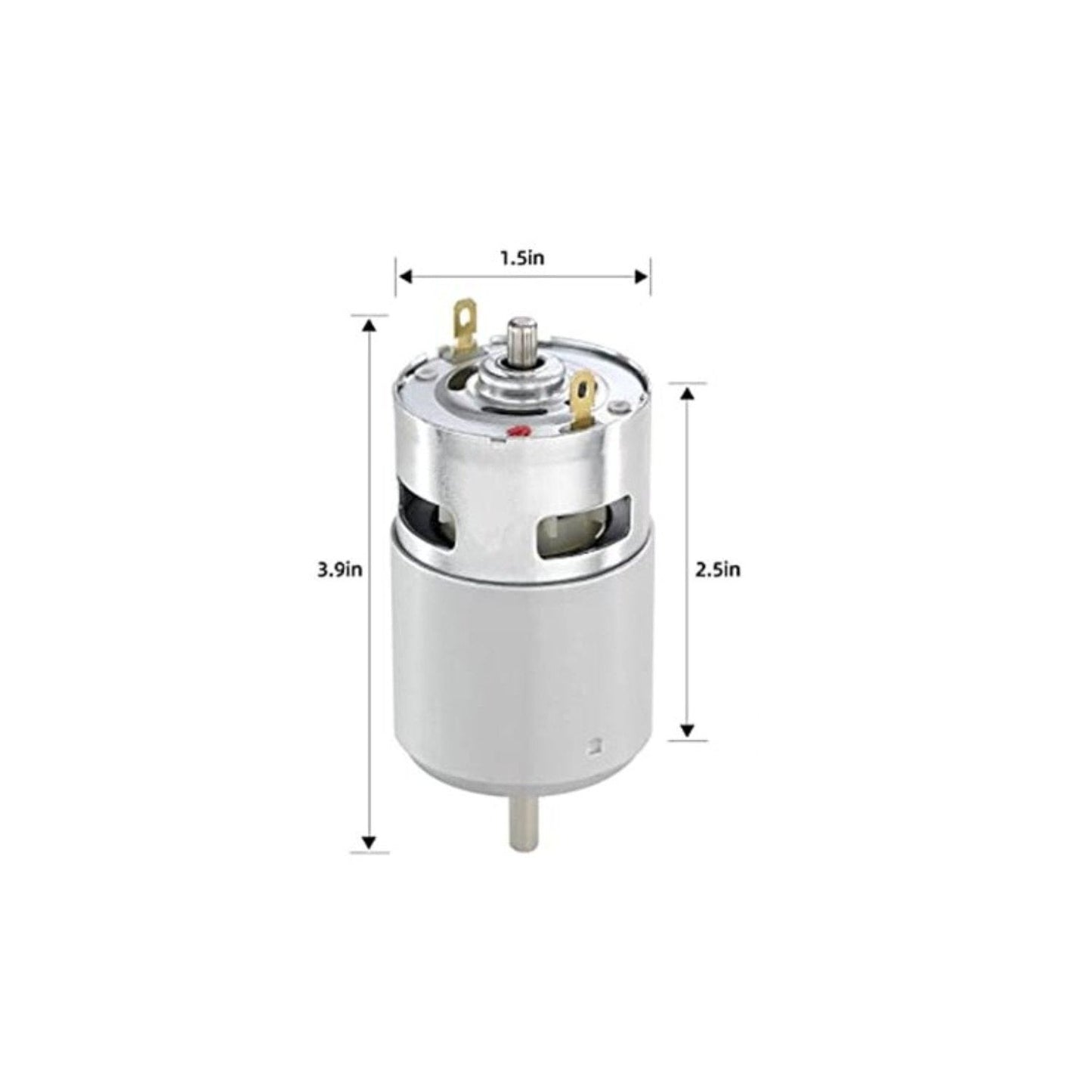 D Shaft 775 DC Motor 12V 12000 RPM/MIN Ball Bearing Large Torque High Power Low Noise Gear Motor With D-Shaft Configuration For a Wide Range of Applications- RS6562