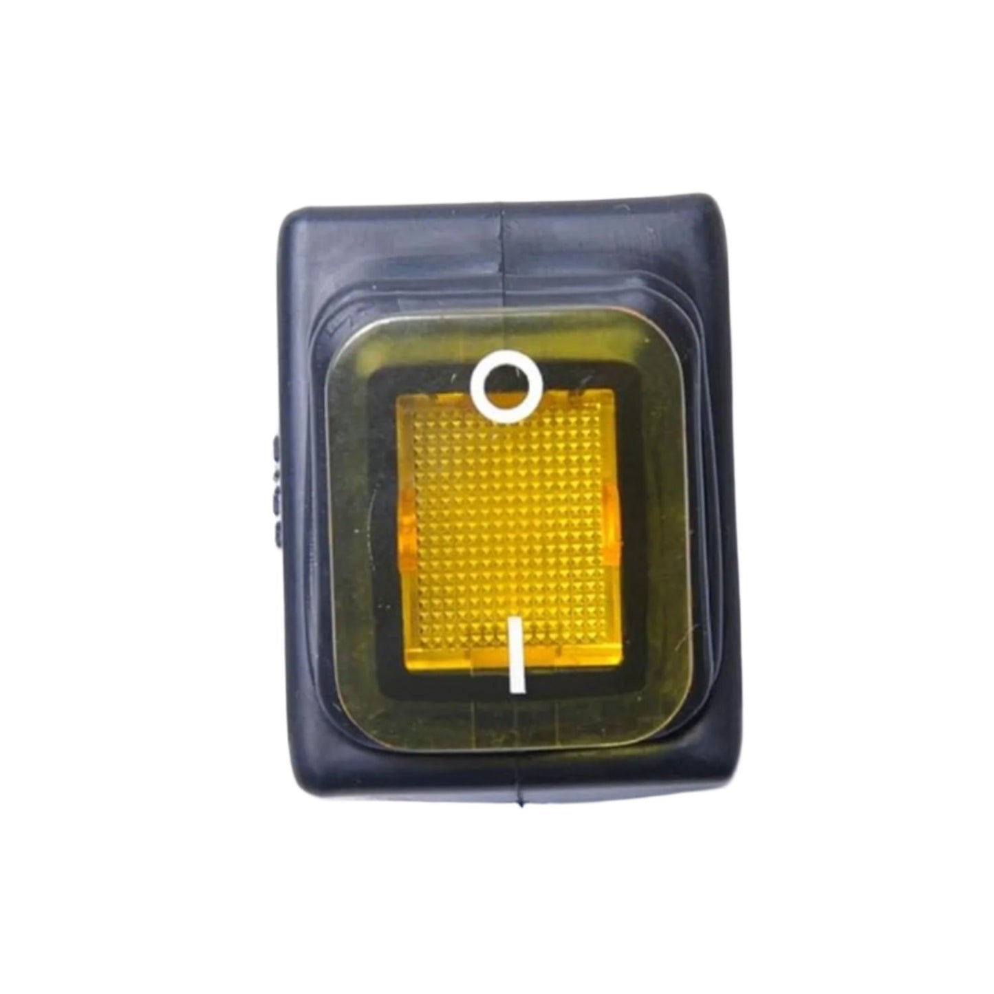 4-Pin 250V 12V Rocker Switch Illuminated Rocker Switch Waterproof Rocker Switch With 30A Current Rating And UL Certification For Car Truck Boat Motorhome - Yellow - RS6575