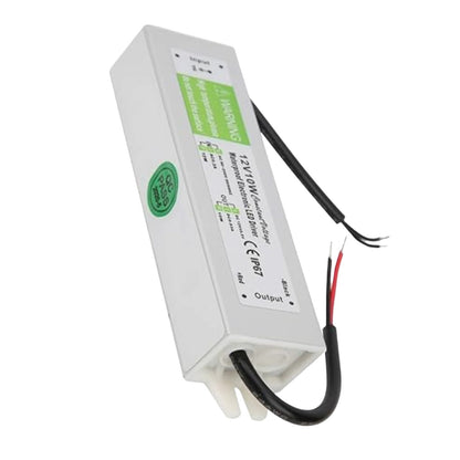 AC To DC 12V 10W LED Power Supply With IP67 Waterproof Protection For Outdoor Signs And Landscape Lighting - RS6608