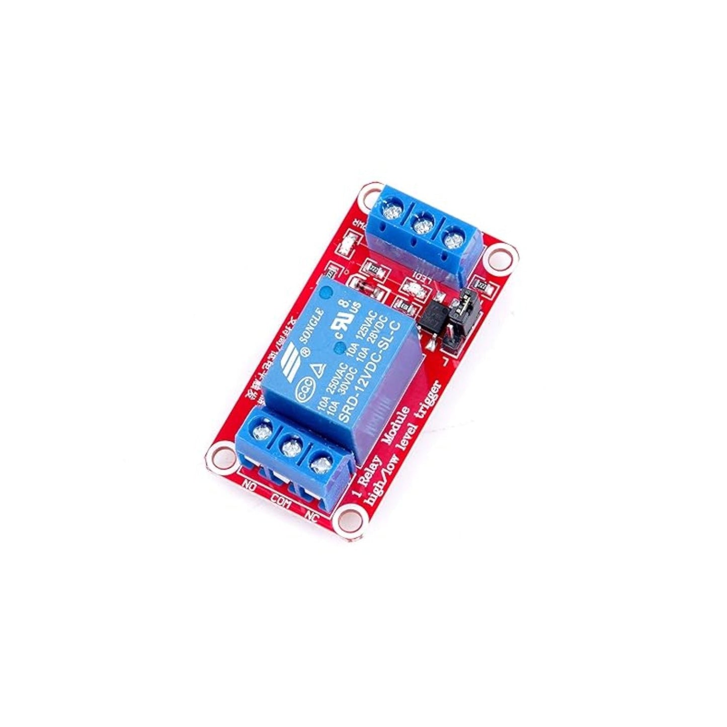 1 Channel 12V Relay Module With Adjustable High And Low Level Trigger For Versatile Control Applications - RS6642