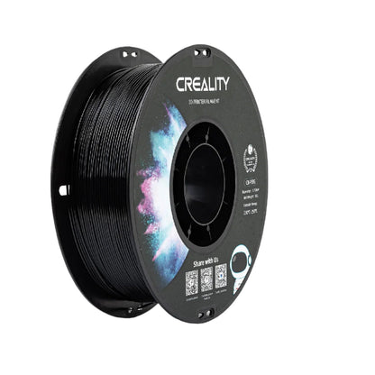 Creality CR-PETG Filament 1.75mm 1kg 3D Printer Filament High Precision, Odorless, Non-Toxic, Moisture-Proof (1kg), Glossy PETG Filament for 3D Printer - Black - RS6762