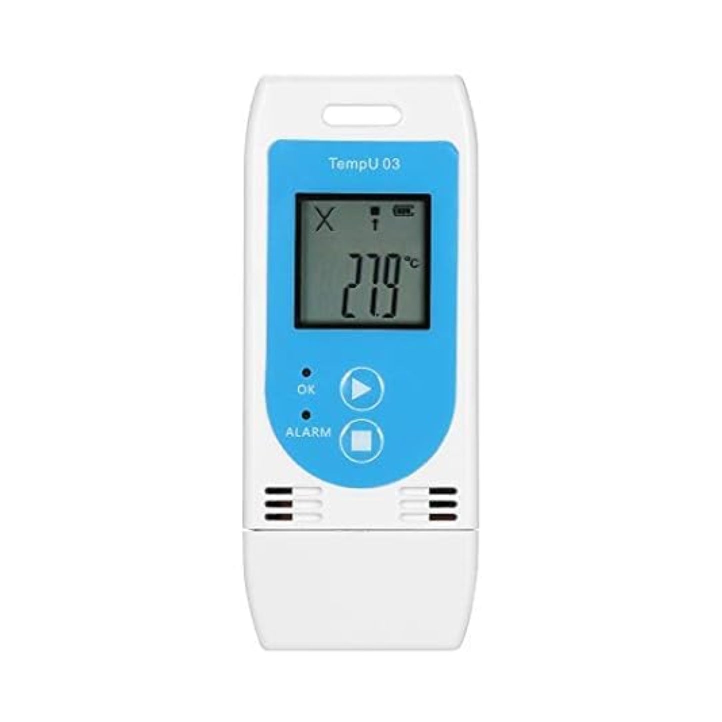 Tzone Tempu03 Temperature and Humidity Data Logger Reliable Temperature and Humidity Tracking Wireless Temperature and Humidity Data Logger  Portable Multi-Use Temperature and Humidity Logger With Real-Time Monitoring and Data Storage - RS6892