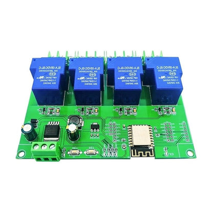 ESP8266 DC7-28/5V 30A WiFi Relay Module Wireless Remote Control 4-Channel Relay Module ESP-12F Development Board With High-Power WiFi Relay Module For Industrial Applications - RS6916