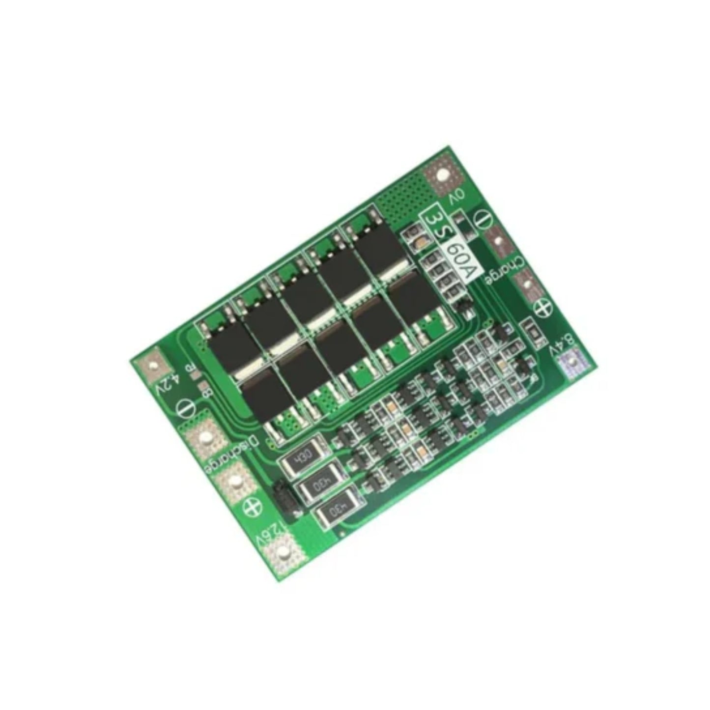 3S 60A Li-ion BMS Board 18650 Battery Charger Protection Circuit 3S 60A BMS For Li-ion Batteries Three-Cell Li-ion Battery Protection Module - Balanced Version - RS7006