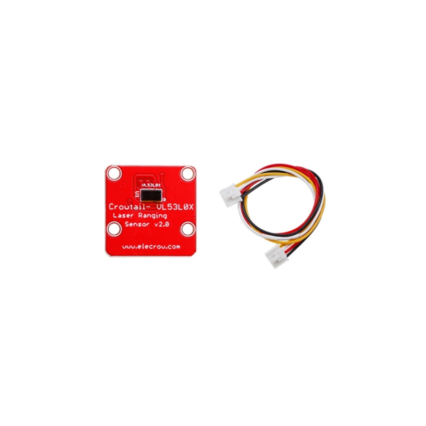 ELECROW Crowtail - VL53L0x Laser Ranging Sensor Module Accurate Time-Of-Flight Distance Sensor Compact 2.0 Laser Range Finder Module - RS7035