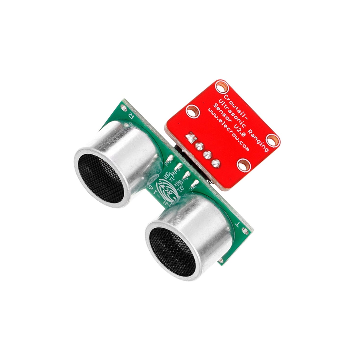 ELECROW Crowtail - Ultrasonic Sensor Module Ultrasonic Ranging Sensor: Perfect for Robotics and Obstacle Avoidance - RS7037