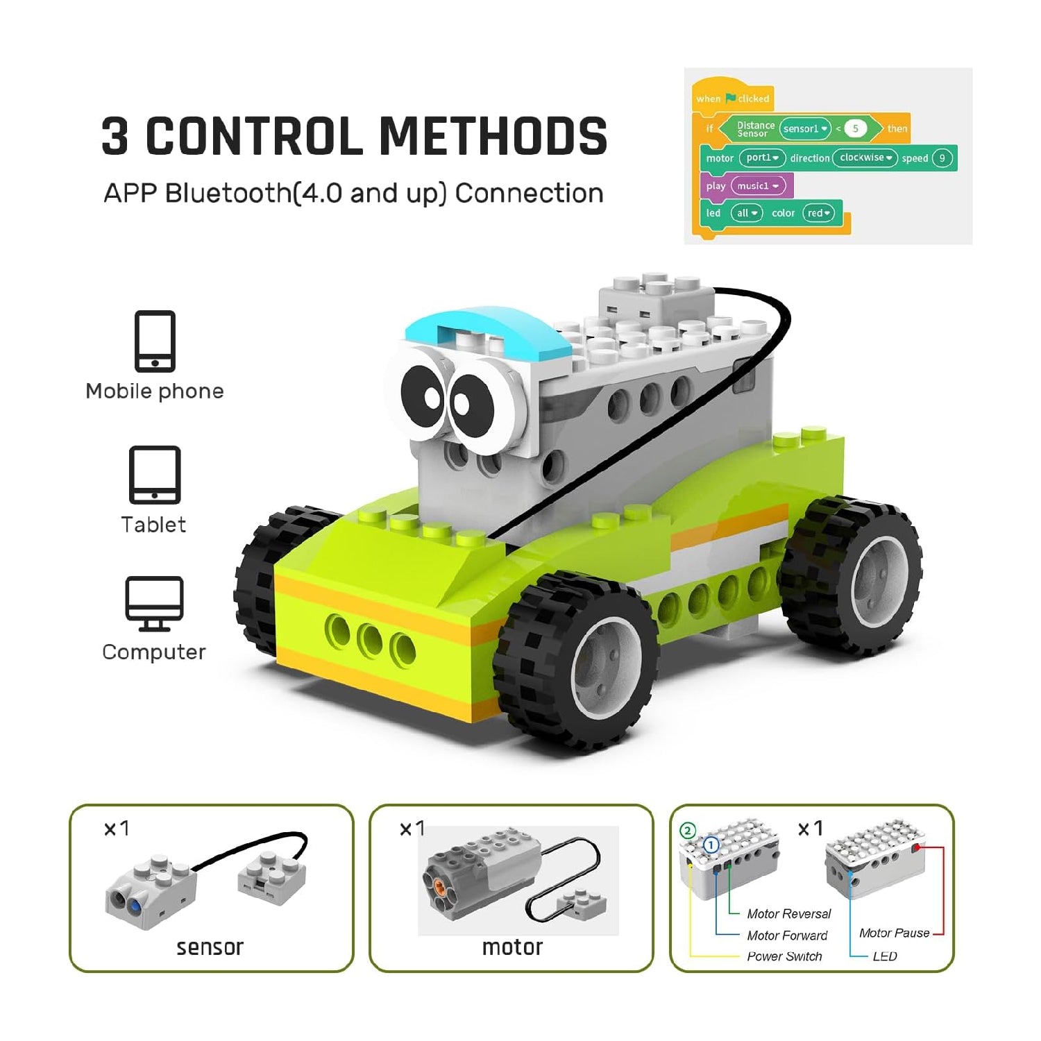 makerzoid 200-in-1 Programmable Robotics Kit DIY Robotics Kit With 200+ Projects  STEM Learning Robot Kit For Kids Programmable Robot Kit Build the Future, One Robot at a Time - RS7135