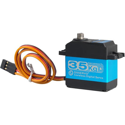 DSServo DS3235SSG 35KG Pro Waterproof Servo 180°, 270° (Optional)  Degree Rotation Servo Motor Durable Stainless Steel Gear Servo Powerful 35kg Torque  Coreless  Servo For Robotics and RC Cars