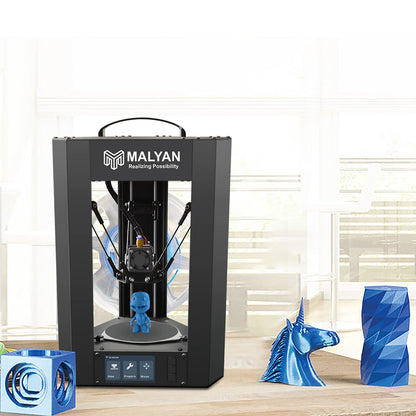 M300 FDM 3D Printer Mini 3D Printer 110 x 110 mm Fully Assembled FDM Printer For Beginners, Free PLA Filament And MicroSD Card With Preloaded 3D Models - RS7095