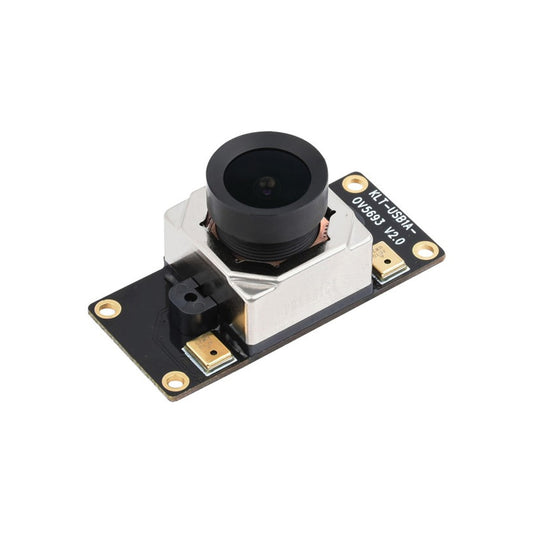 Waveshare OV5693 5MP Camera Module Auto/Fixed Focus USB Board with Dual Mics - RS7286