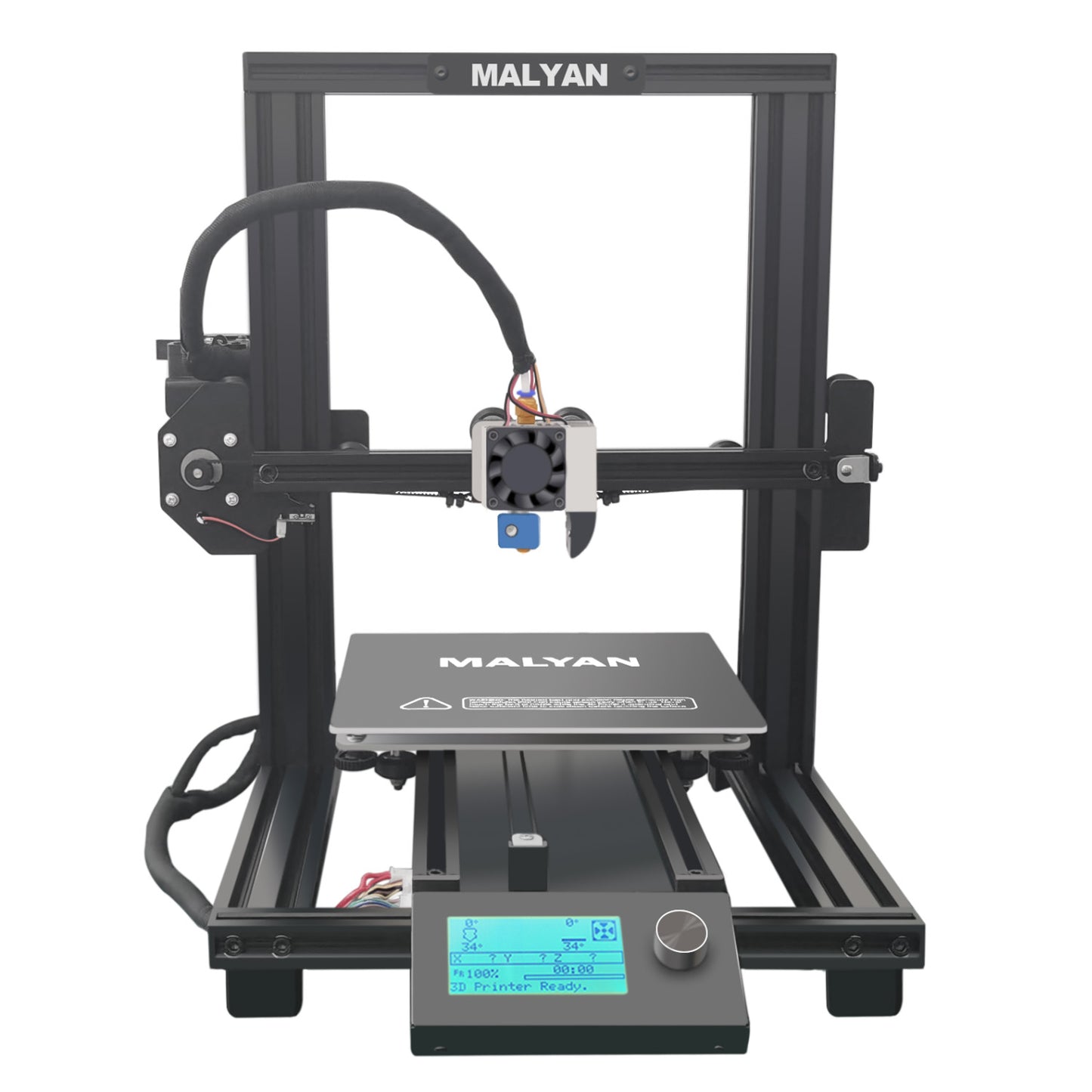 MA10 Mini FDM 3D Printer Mini 3D Printer For Beginners and Kids, Removable Magnetic Build Sheet, Power Supply Protection, Quick and Simple Setup, Printing Size 200x200x200mm - RS7097