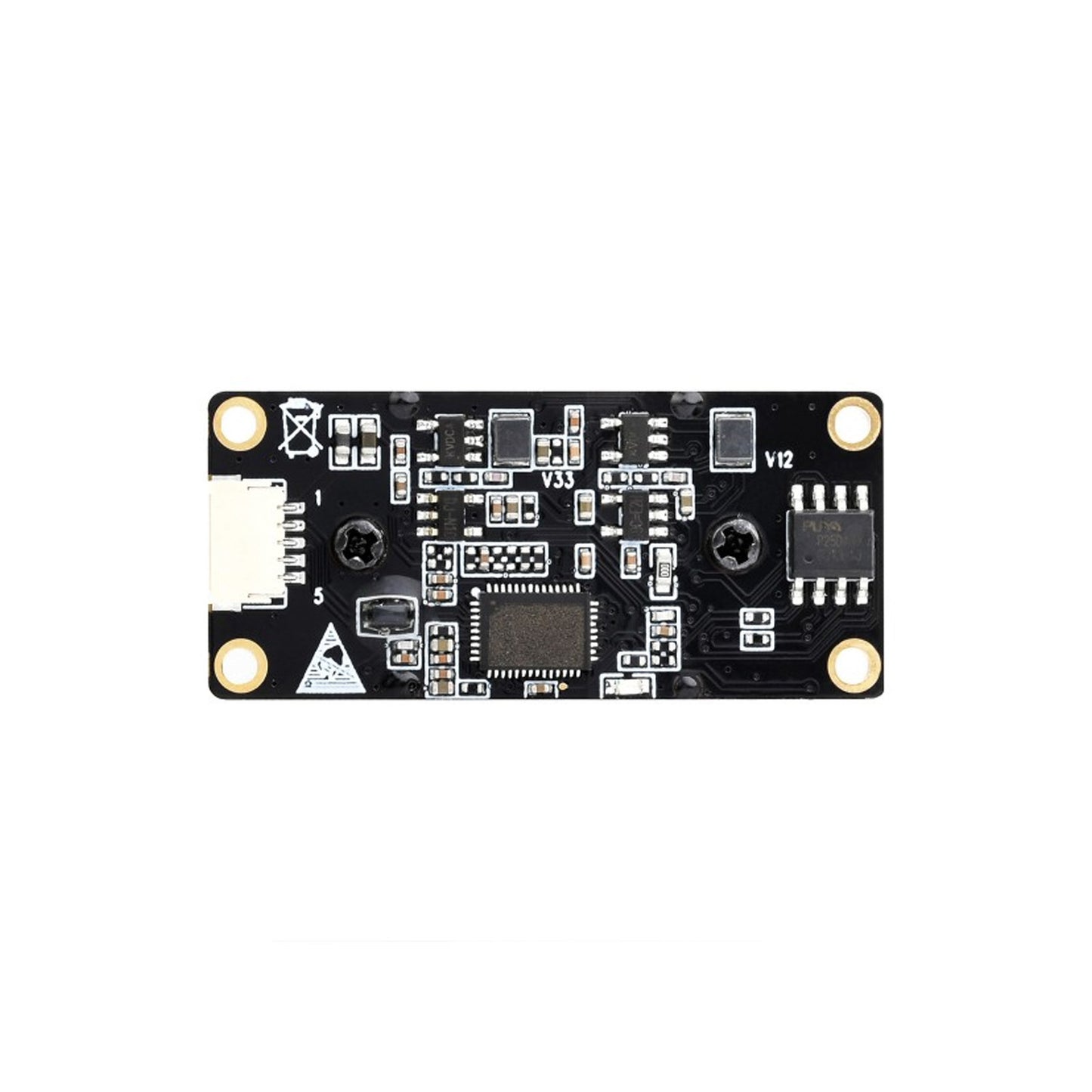 Waveshare OV5693 Camera Module 5MP USB Camera Module High-Resolution USB Camera Fixed-Focus, Auto Focusing, M12 Camera Module 135° Wide View USB 2.0 Webcam Board Support Video Recording For Video System Security System - RS7286