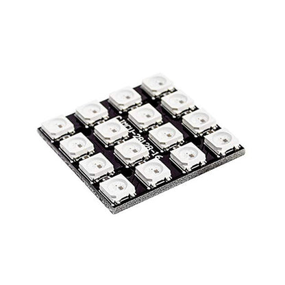 WS2812B 4x4 LED Matrix RGB LED Module RGB LED Pixel Matrix Module Full Color Driver 16-Bit Module Development Board for Arduino - NA216 ( RS3279 )