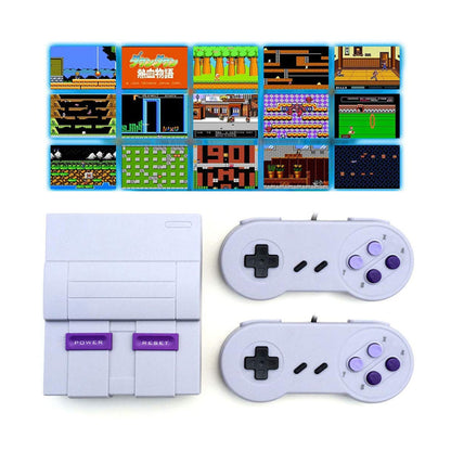 660 in 1 Retro Game Console, Mini NES Console Classic Game Console Plug & Play Console with Built-in 660 Video Games and 2 NES Classic Controllers, AV Output Plug & Play Game System For Kids and Adults - RS3077