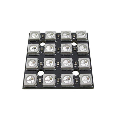 WS2812B 4x4 LED Matrix RGB LED Module RGB LED Pixel Matrix Module Full Color Driver 16-Bit Module Development Board for Arduino - NA216 ( RS3279 )