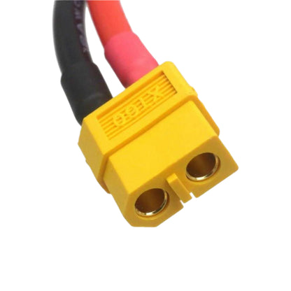 SafeConnect XT60 Female Connector XT60 Female Connector 14AWG Silicon Wire 10cm for RC Car and Drones XT60 Female Connector 14AWG for Lipo Battery  High-Quality XT60 Female Connector For RC Applications - RS3602