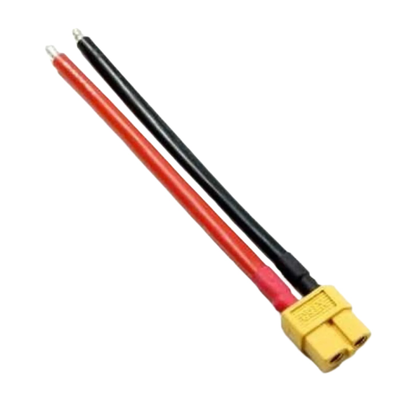 SafeConnect XT60 Female Connector XT60 Female Connector 14AWG Silicon Wire 10cm for RC Car and Drones XT60 Female Connector 14AWG for Lipo Battery  High-Quality XT60 Female Connector For RC Applications - RS3602