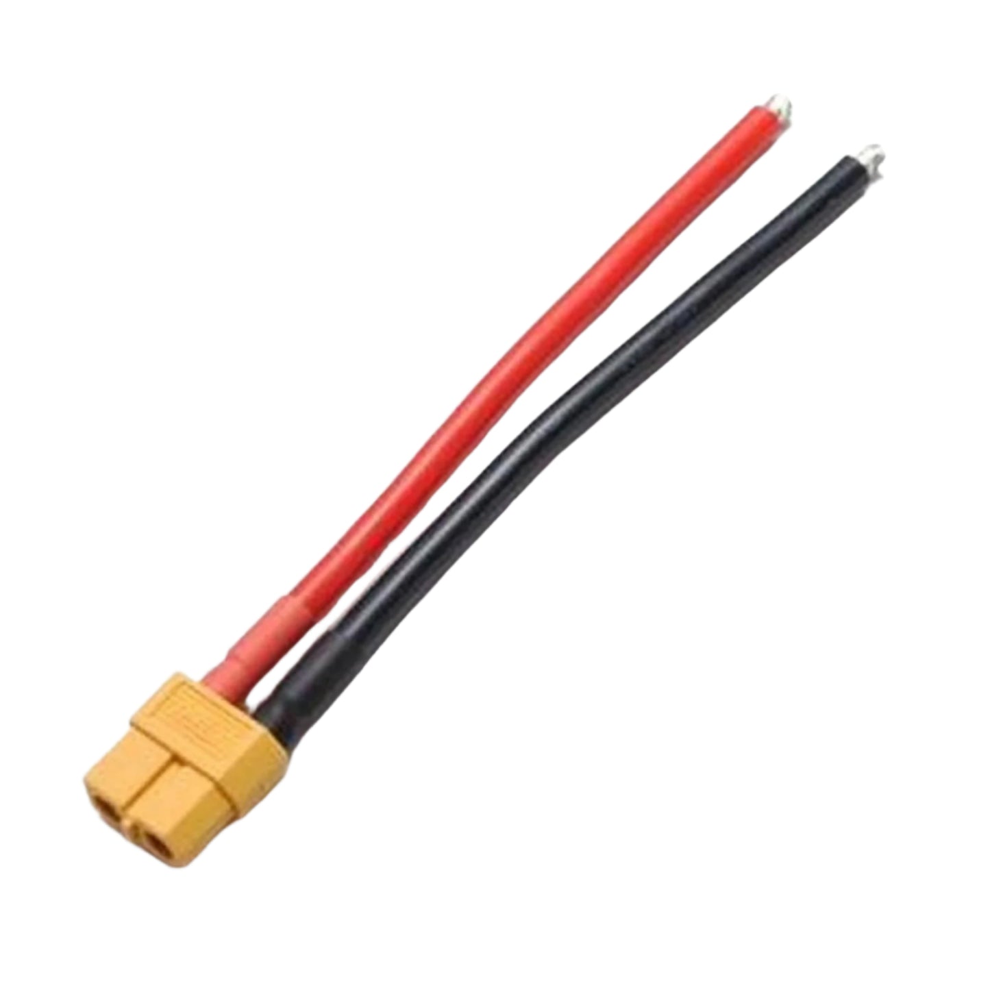 SafeConnect XT60 Female Connector XT60 Female Connector 14AWG Silicon Wire 10cm for RC Car and Drones XT60 Female Connector 14AWG for Lipo Battery  High-Quality XT60 Female Connector For RC Applications - RS3602